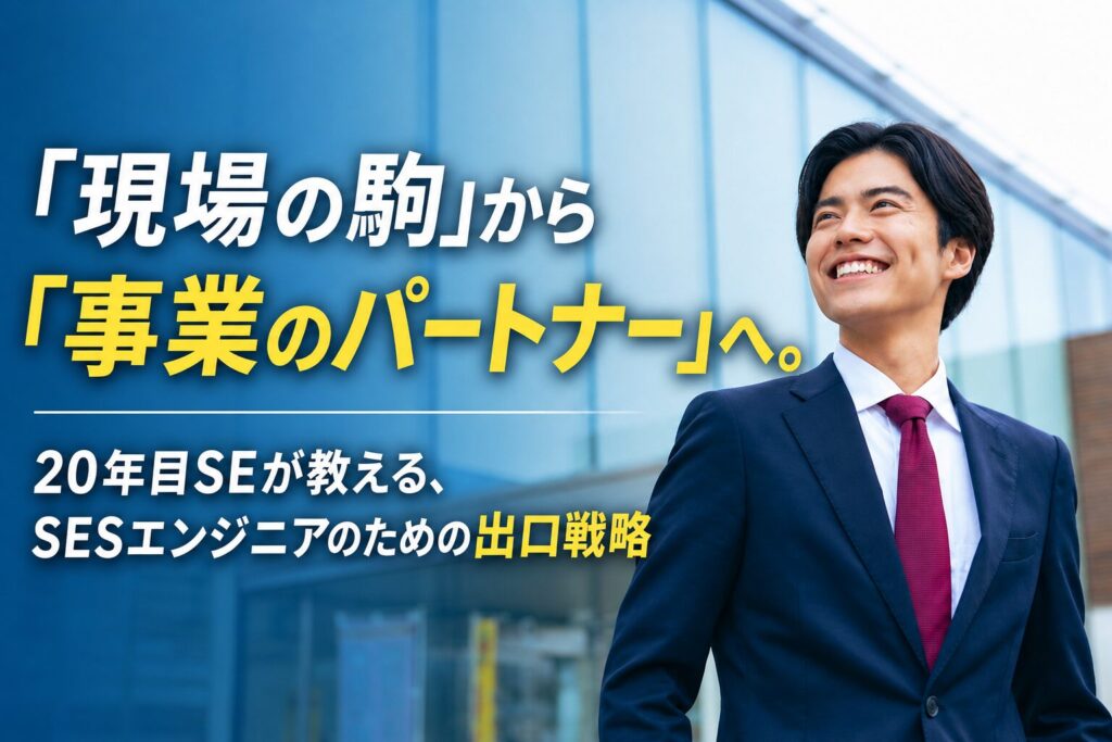 SESから社内SEへの転職は「現実的」な出口戦略である